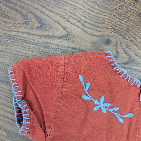 Apolina Jane Dress Size 6-12 Months Embroidered - Picture 3 of 7